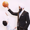 5-Year-Old Sikh-Canadian Starts Basketball-Court Cuddle In Viral Video